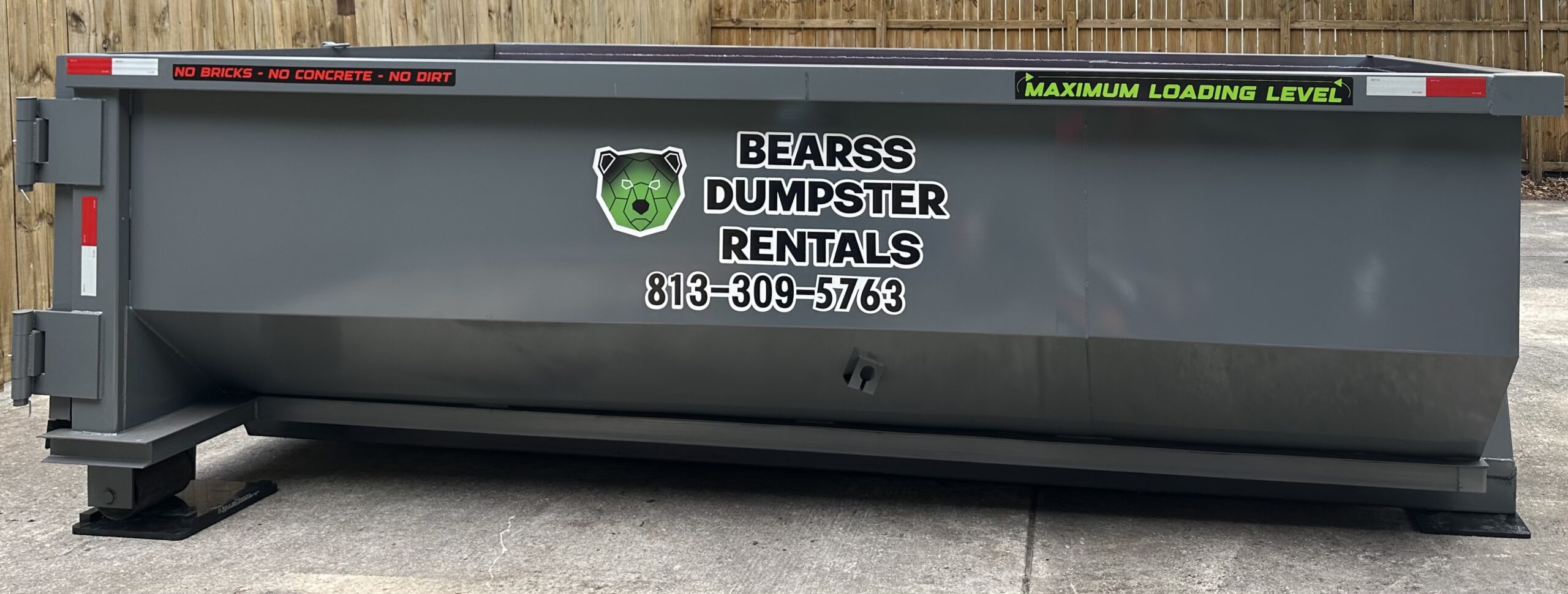 dumpster sizes available for rent