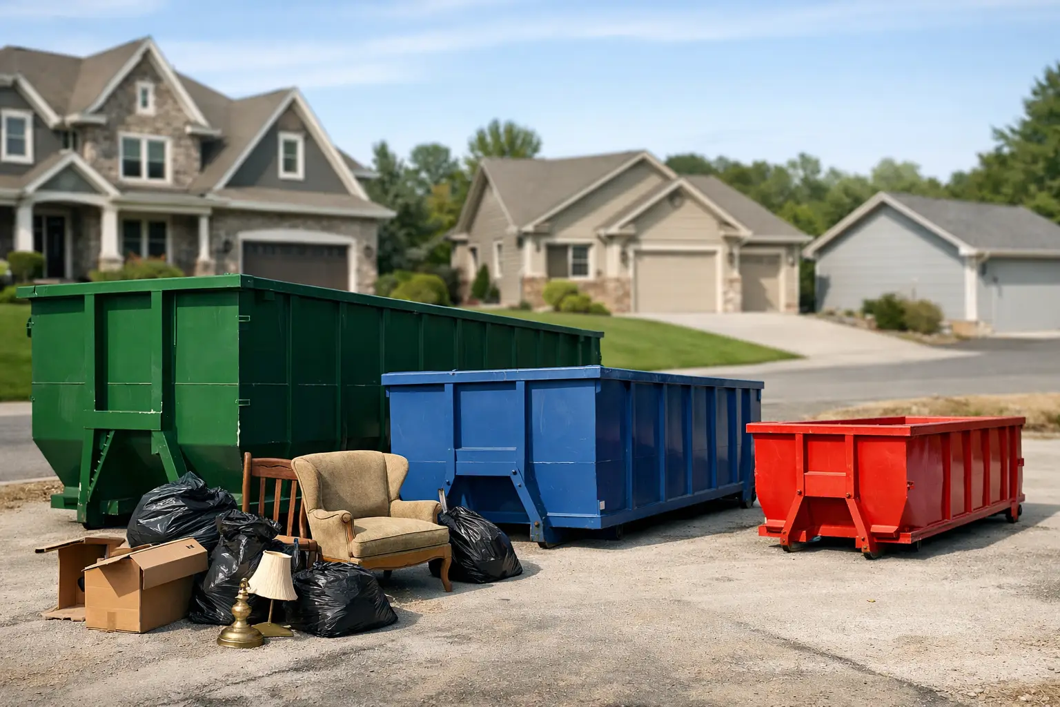 Best dumpsters for estate cleanouts roll-off container sizes