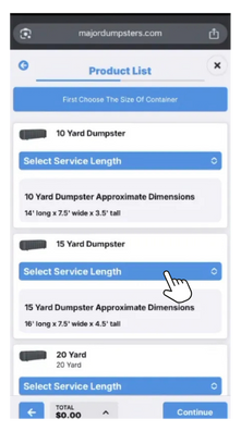 How to Rent a Dumpster Online | Major Dumpsters Long Island 59 How to Book a Dumpster Online with Major Dumpsters 5