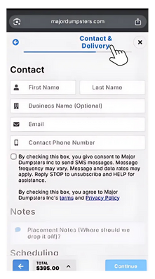 How to Rent a Dumpster Online | Major Dumpsters Long Island 60 How to Book a Dumpster Online with Major Dumpsters 6